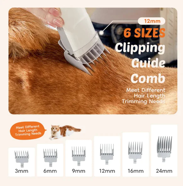 ✂️ Low Noise Pet Hair Trimmer — Gentle & Precise Grooming at Home
