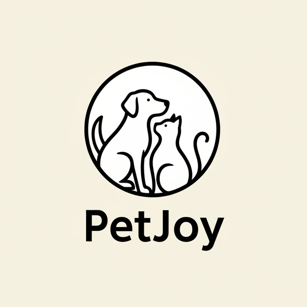 PetJoy Logo with beige background