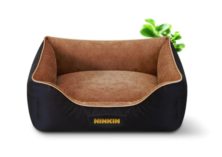 Classic Velvet Pet Bed for Dogs and Cats