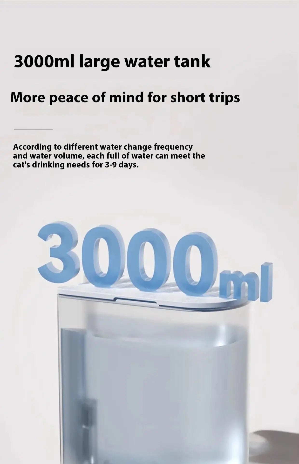 🐾 Dump Cat Rechargeable Water Fountain — Fresh Water Anytime