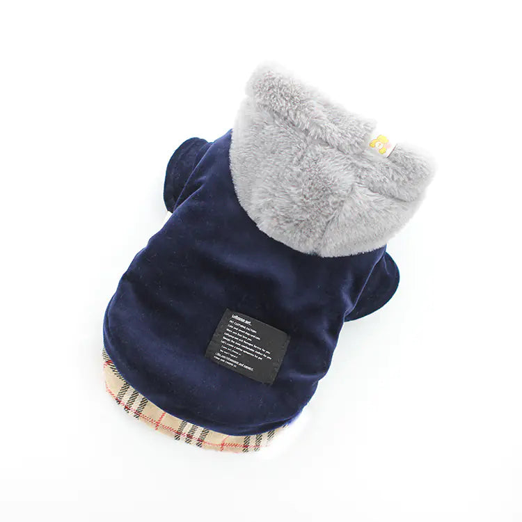 Velvet Bichon Pet Coat