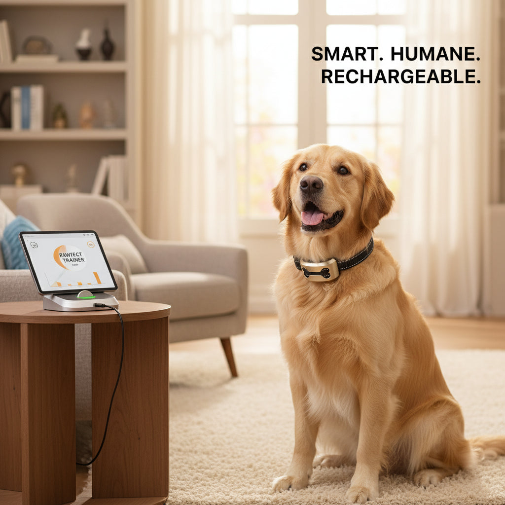 Rechargeable Smart Induction Vibration Collar