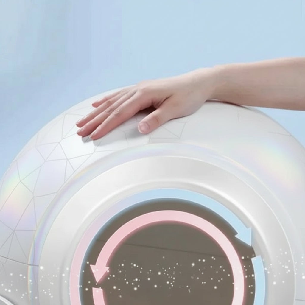 🐾 Full Closed Semi-Smart Cat Toilet — Clean, Private & Odor-Free