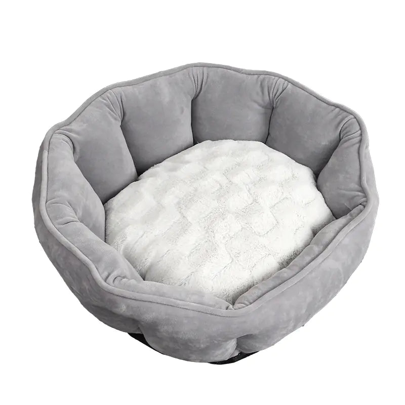 Cozy Shell Pet Bed for Cats & Dogs